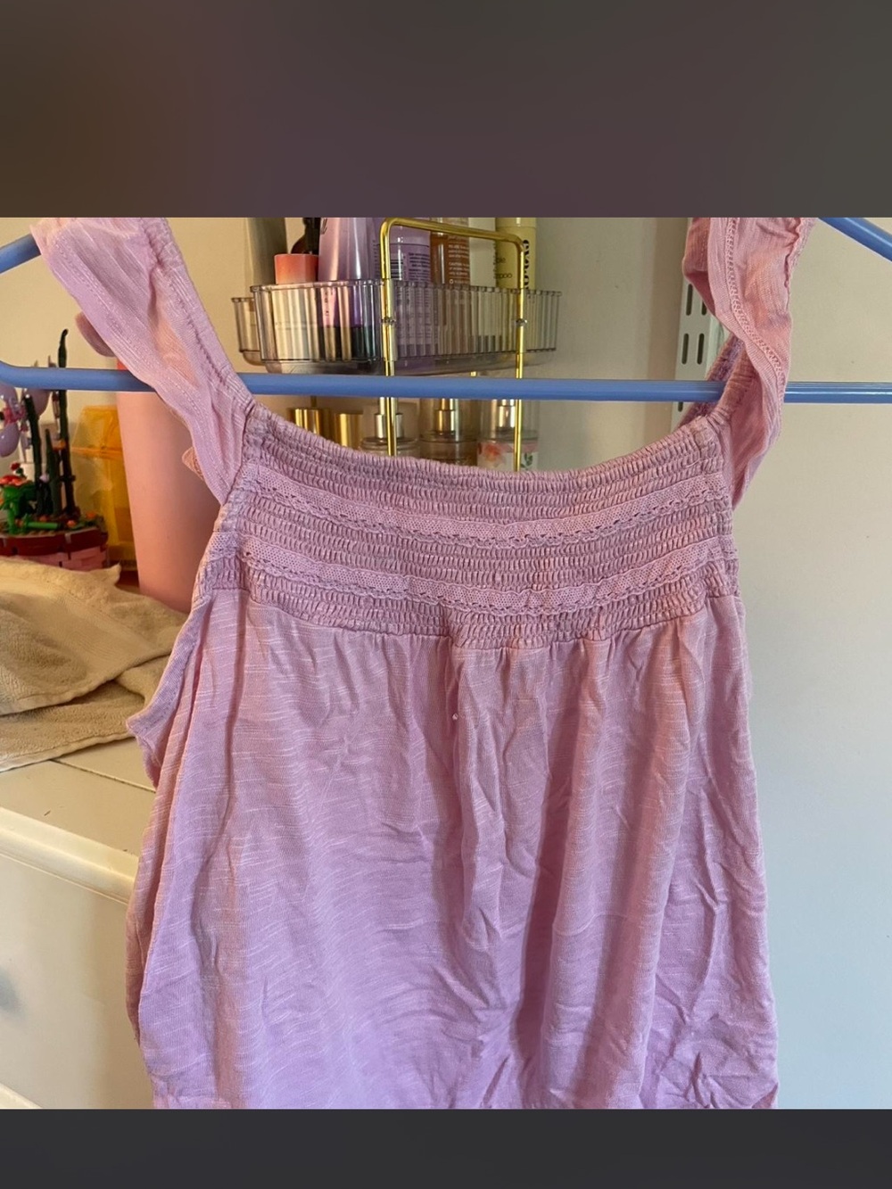 Women's Pink babydoll top tank